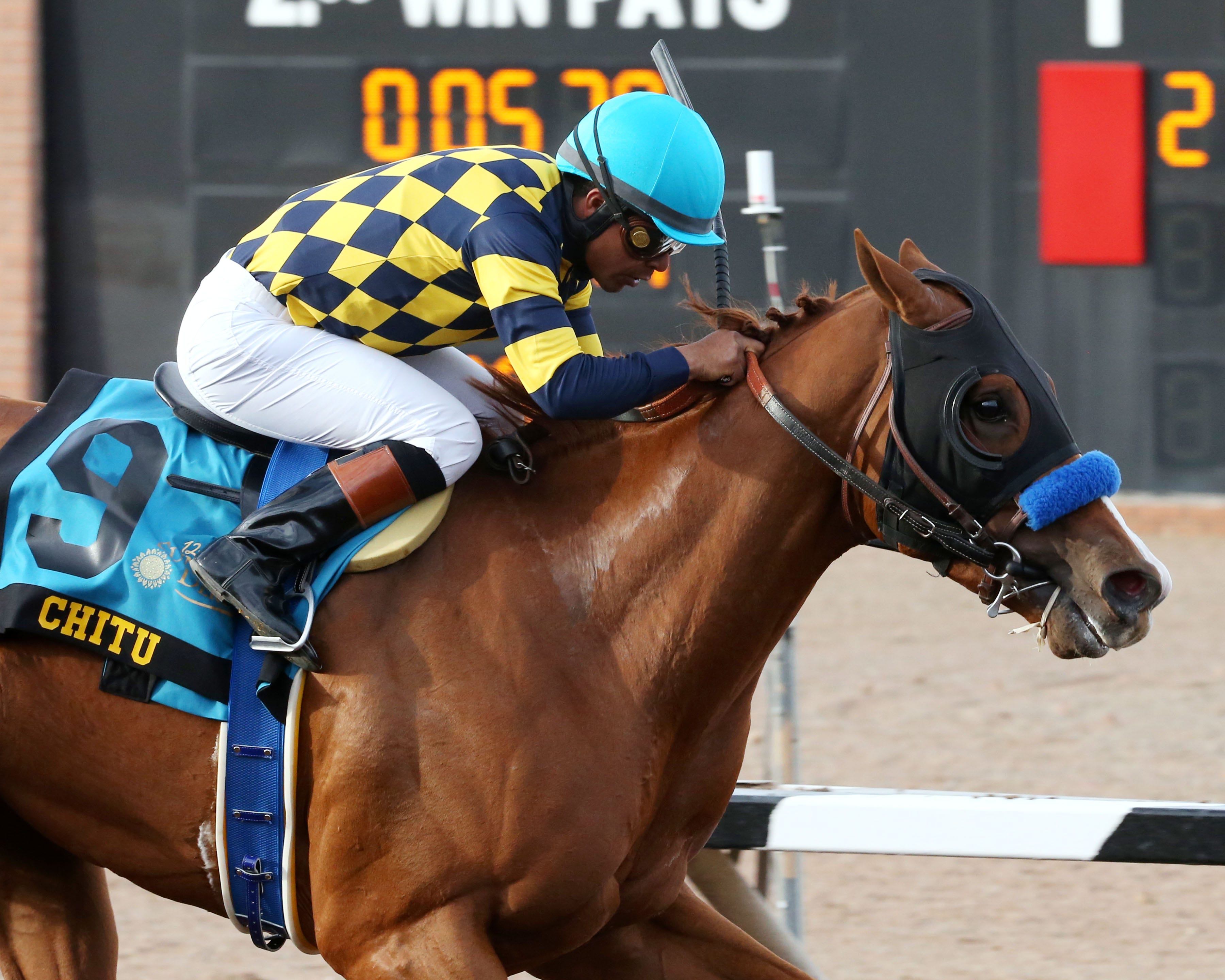 Sunland Park Derby Chitu heads finish for Baffert